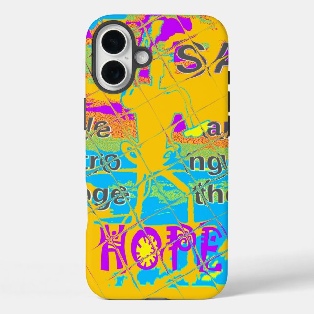 USA Hillary Hope Stronger Together Case-Mate iPhone Hülle (Rückseite)
