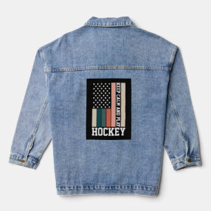 USA Hockey - Show Your Team Spirit 2025 Tri-Blend Jeansjacke