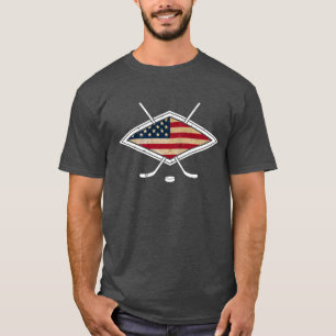 USA Hockey T - Shirt mit Name & Number print