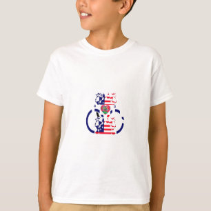 USA Hoffnung Schön Erstaunlich Nationalflagge Desi T-Shirt