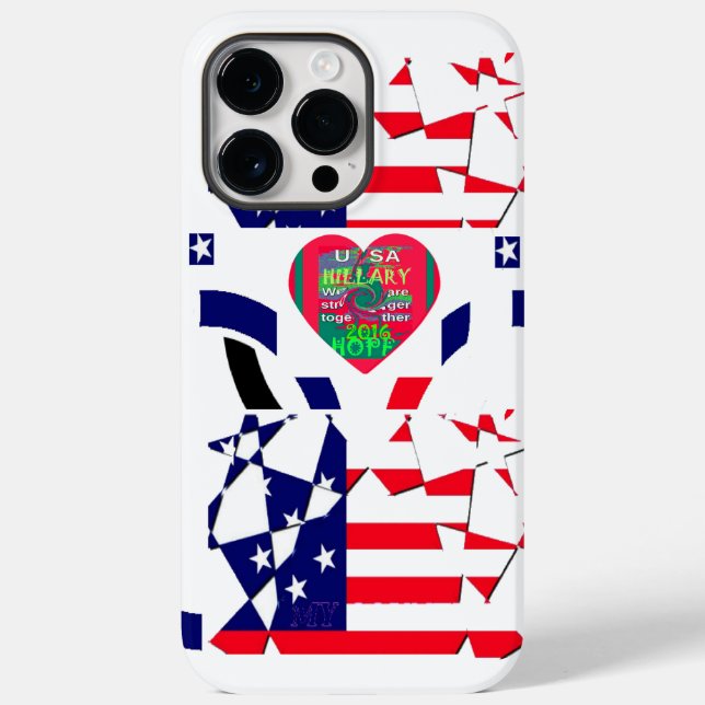 USA Hope Beautiful Phantastisch National Flag Desi Case-Mate iPhone Hülle (Rückseite)