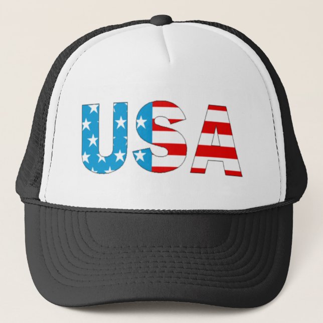 USA-Hut Truckerkappe (Vorderseite)