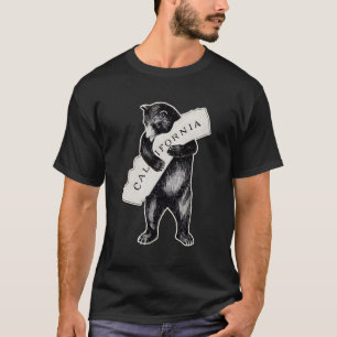USA I Liebe California Art-Retro Cali Bear Hug T-Shirt