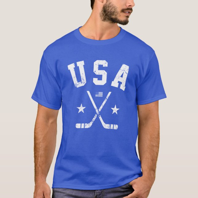 USA Ice Hockey T-Shirt (Vorderseite)