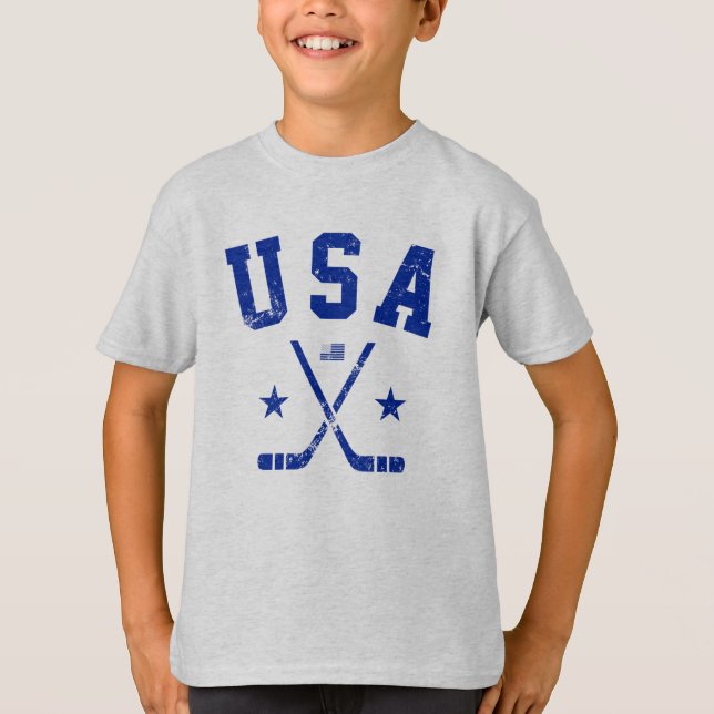 USA Ice Hockey T - Shirt (Vorderseite)