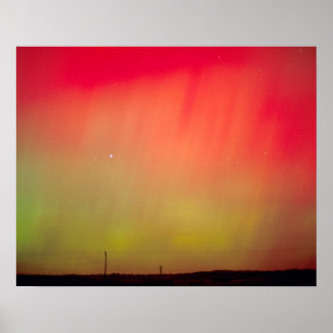 USA, Idaho Aurora borealis, Nordlichter bei 2 Poster