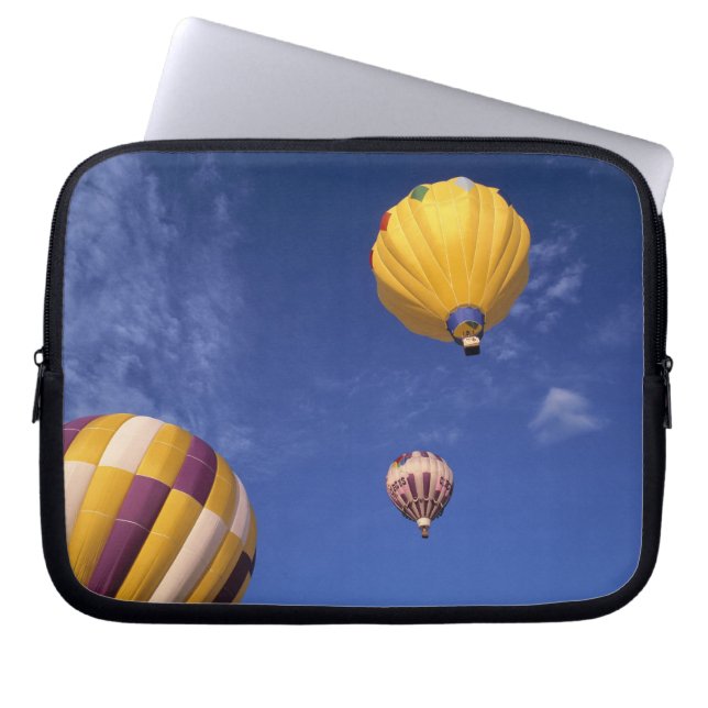 USA, Idaho, Teton Valley. Heißluftballons Laptopschutzhülle (Vorderseite)