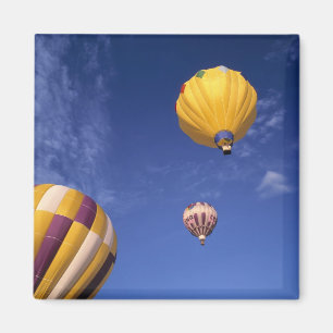 USA, Idaho, Teton Valley. Heißluftballons Magnet