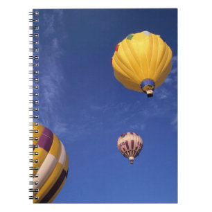 USA, Idaho, Teton Valley. Heißluftballons Notizblock