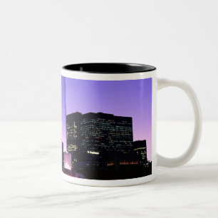 USA, IL, Chicago. Buckingham-Brunnen in Grant Zweifarbige Tasse
