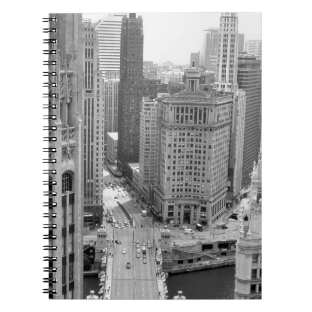 USA, IL, Chicago, Loop from Hotel Notizblock (Vorderseite)