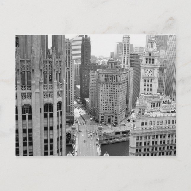 USA, IL, Chicago, Loop from Hotel Postkarte (Vorderseite)