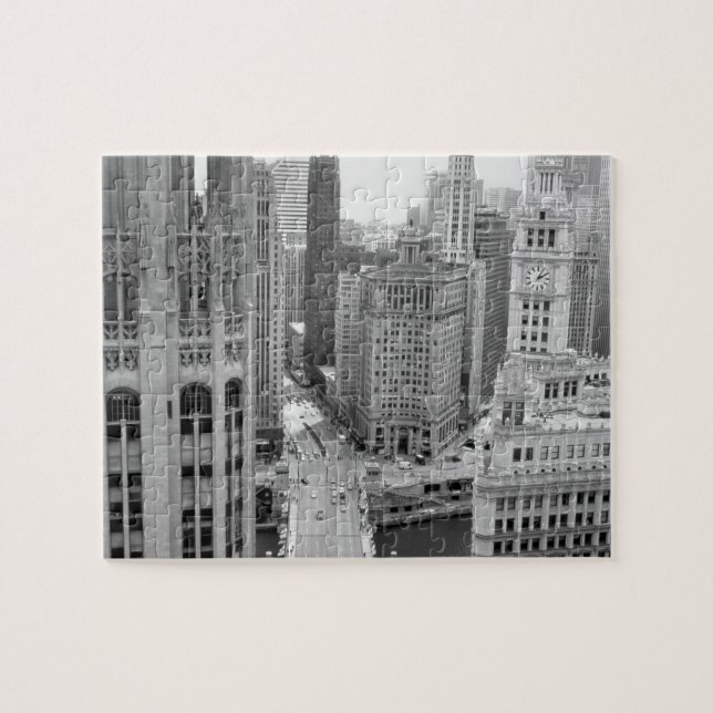 USA, IL, Chicago, Loop from Hotel Puzzle (Horizontal)