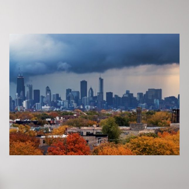 USA, Illinois, Chicago, Cityscape Poster (Vorne)