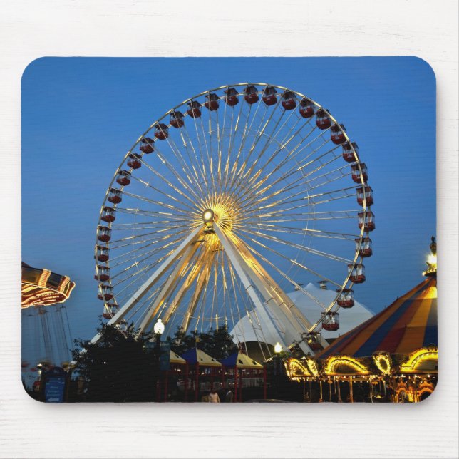 USA, Illinois, Chicago, Cityscapes, Lighted Mousepad (Vorne)