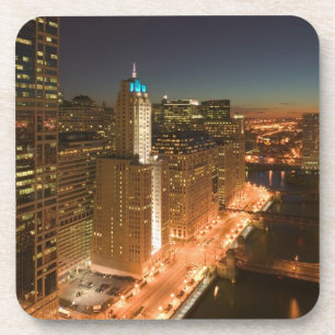 USA, Illinois, Chicago: Der Loop: Gebäude Untersetzer