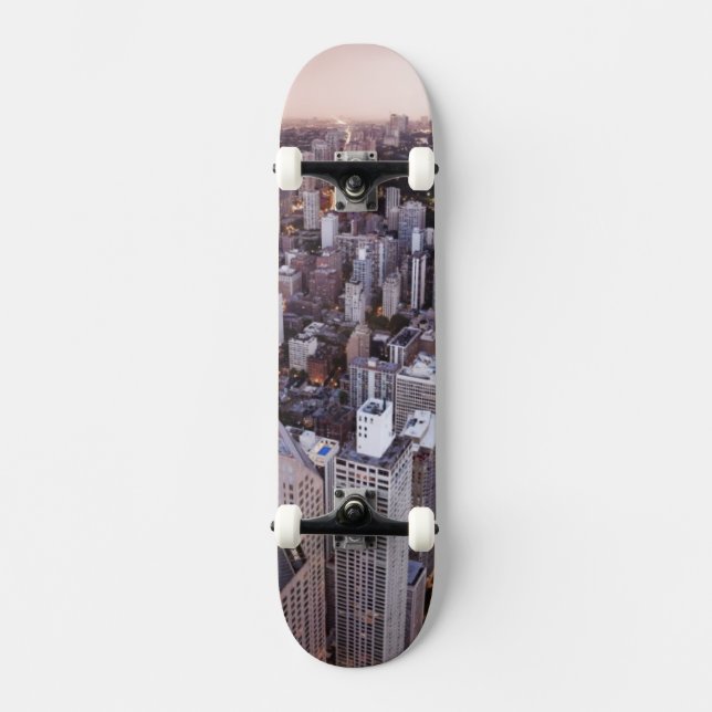 USA, Illinois, Chicago, Luftaufnahme von See Skateboard (Vorderseite)