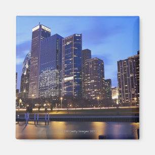 USA, Illinois, Chicago, Stadt-Skyline von Randolph Magnet