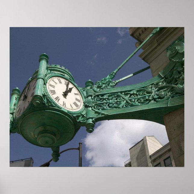 USA, Illinois, Chicago: The Loop: North Staat Poster (Vorne)