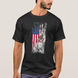 Usa Illinois Flags USA Illin T-Shirt