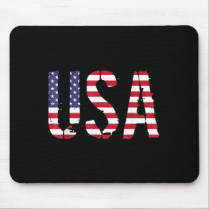 Usa Im Amerikanischen Flaggen-Design - Flagge 4. J Mousepad