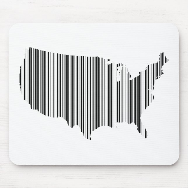 USA im Bar-Code Mousepad (Vorne)