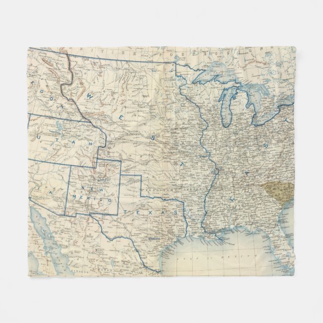 USA im Dezember 1860 Fleecedecke (Vorderseite (Horizontal))
