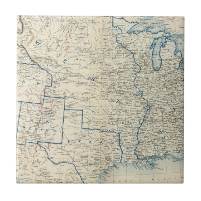 USA im Dezember 1860 Fliese (Vorderseite)