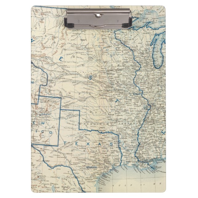 USA im Dezember 1860 Klemmbrett (Vorderseite)