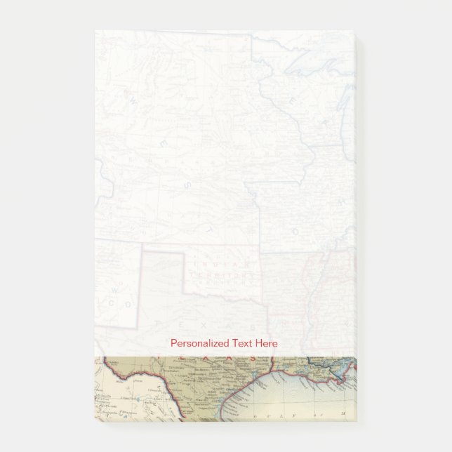 USA im Juni 1861 Post-it Klebezettel (Vorderseite)