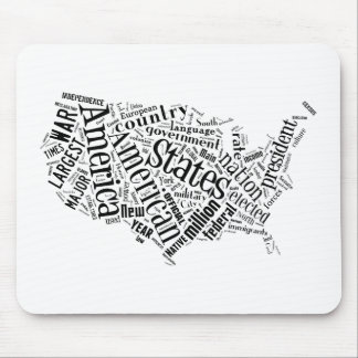 USA in Tagxedo Mousepad