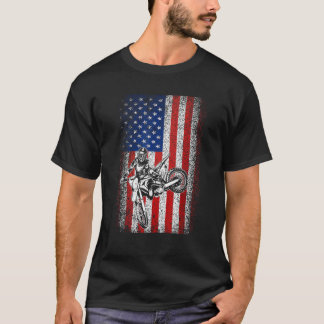 USA Independence Day 4. Juli American Flag Dirt B T-Shirt
