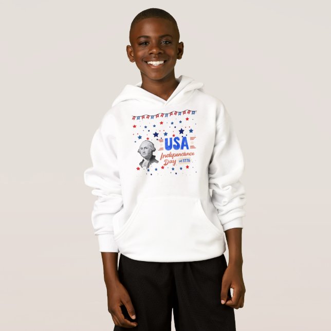 USA Independence Day Hoodie (Vorne ganz)