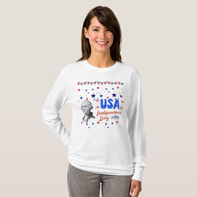 USA Independence Day T-Shirt (Vorne ganz)