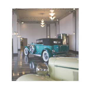 USA, Indiana, Auburn: Auburn, Cord, Duesenberg 8 Notizblock