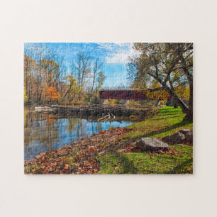 USA, Indiana, Cataract Falls Staat Recreation Puzzle