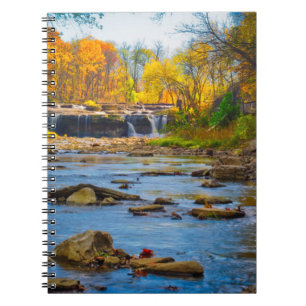 USA, Indiana. Cataract Falls State Recreation Notizblock