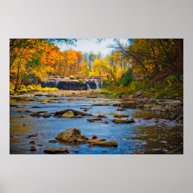 USA, Indiana Cataract Falls State Recreation Poster (Vorne)