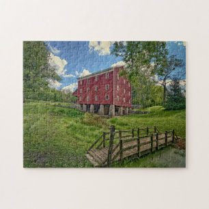 USA, Indiana, Cutler. Adams-Mühle Puzzle