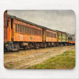 USA, Indiana. Das NordMudson Eisenbahn-Museum Mousepad