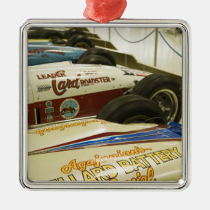 USA, Indiana, Indianapolis: Indianapolis-Motor 3 Silbernes Ornament
