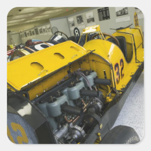 USA, Indiana, Indianapolis: Indianapolis Motor Quadratischer Aufkleber