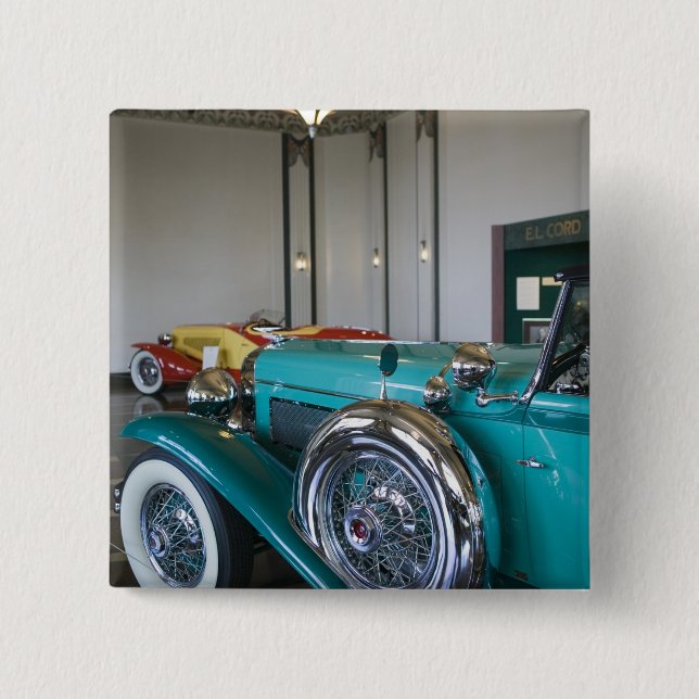 USA, Indiana, kastanienbraun: Kastanienbraun, Button (Vorderseite)