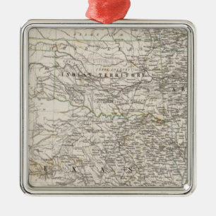 USA-indisches Südgebiet Silbernes Ornament