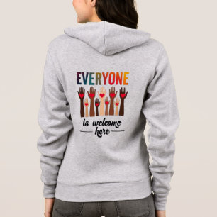USA Inklusivität für alle - Jeder ist hier willkom Hoodie
