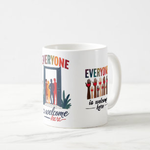 USA Inklusivität für alle - Jeder ist hier willkom Kaffeetasse