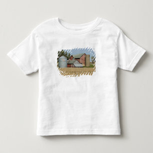 USA, IOWA, Froelich: Alte Farm Kleinkind T-shirt
