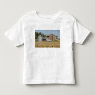 USA, IOWA, Froelich: Alte Farm Kleinkind T-shirt