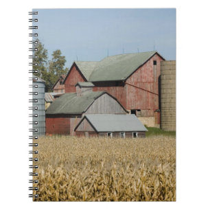 USA, IOWA, Froelich: Alte Farm Notizblock