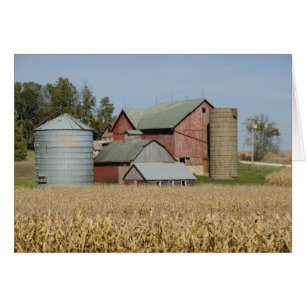 USA, IOWA, Froelich: Alter Bauernhof